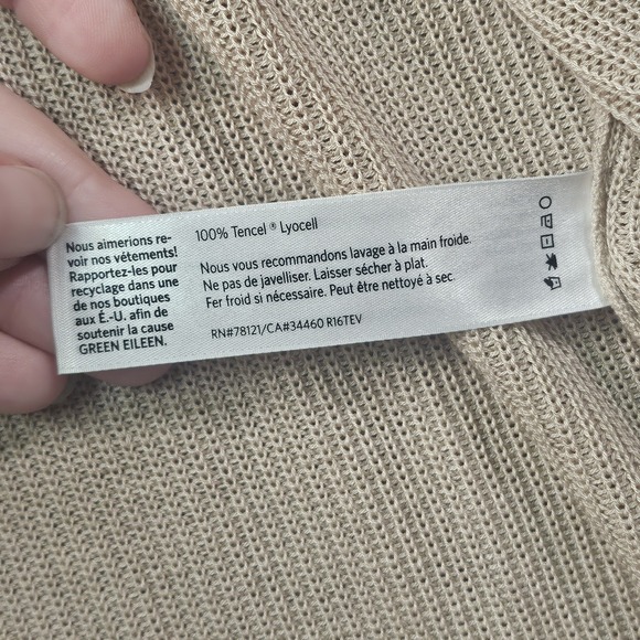 Eileen Fisher Knit Cardigan Womens 3X Minimalist Chic Luxury Classic Cozy READ!! - Picture 7 of 14